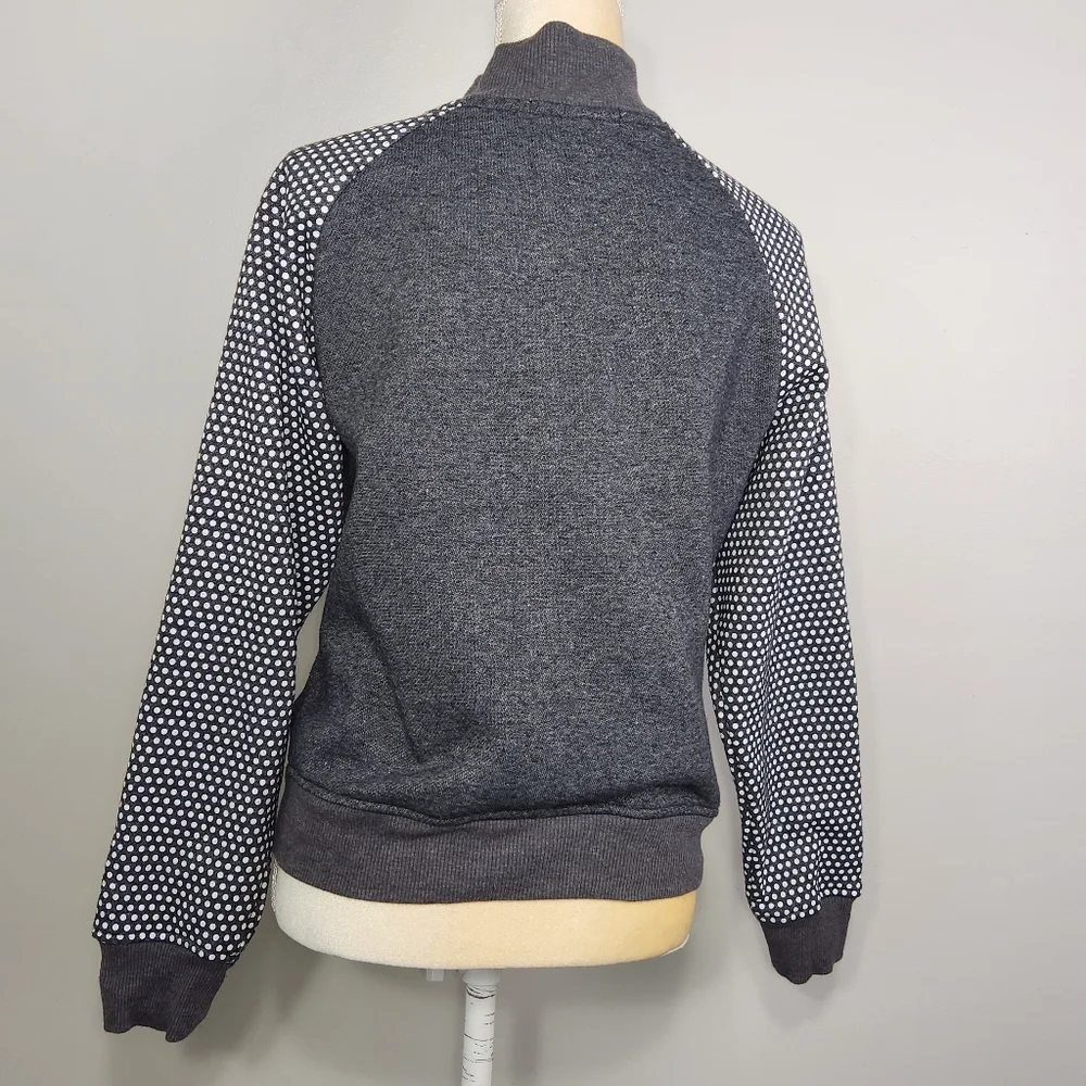 Disney Parks Minnie Mouse Fleece Jacket Size L Fleece Gray vacay - Picture 4 of 10